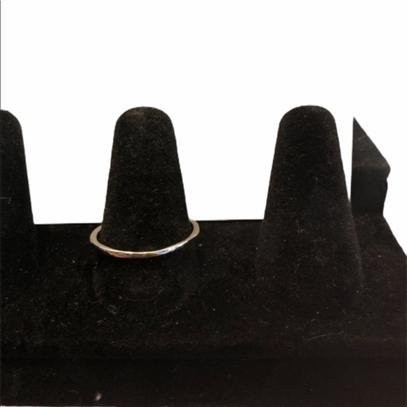 Women silver red zircon CZ Ring Size 9.5 - Picture 3 of 5